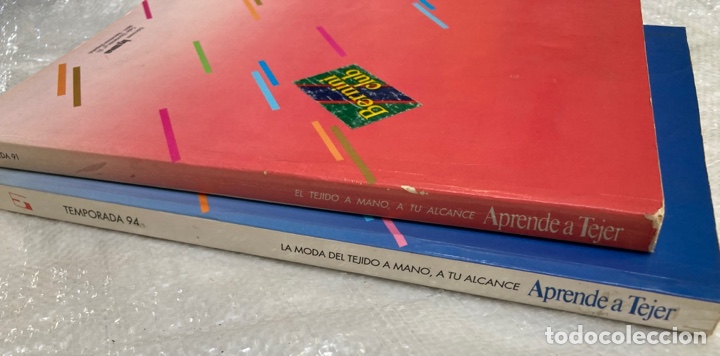 Libros de segunda mano: 2 TOMOS APRENDE a TEJER. La moda del tejido a mano, a tu alcance. - Foto 5