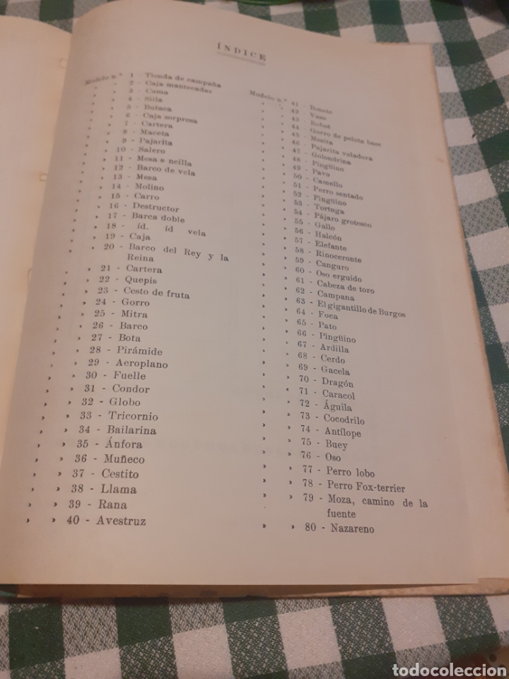 Libros de segunda mano: Libro de papiroflexia salvatella a&ntilde;o 1964 - Foto 4