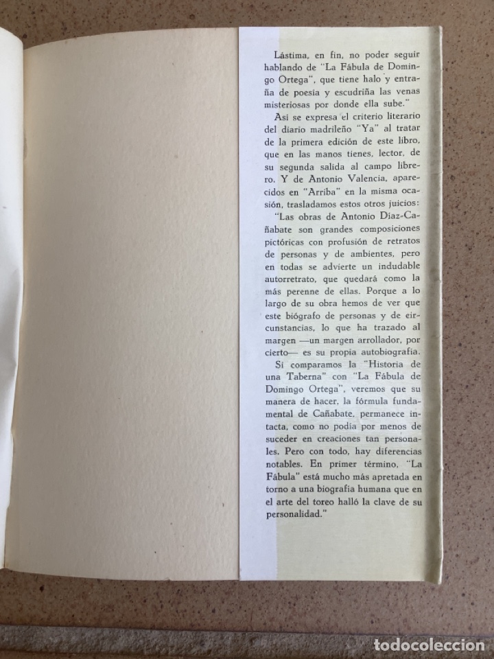 Libros de segunda mano: LA F&Aacute;BULA DE DOMINGO ORTEGA. Antonio D&iacute;az-Ca&ntilde;abate - Foto 3