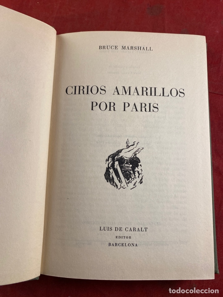 Libros de segunda mano: Cirios amarillos por paris - Foto 2