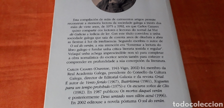 Libros de segunda mano: A LEDICIA DE LER, CARLOS CASARES, - Foto 6