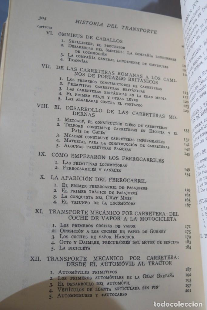 Libros de segunda mano: HISTORIA DEL TRANSPORTE. ELLISON HAWKS - Foto 3