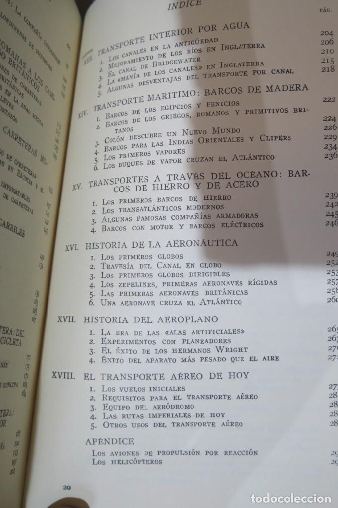 Libros de segunda mano: HISTORIA DEL TRANSPORTE. ELLISON HAWKS - Foto 4