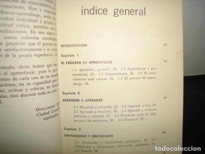 Libros de segunda mano: 13- APRENDE A APRENDER. GU&Iacute;A DE AUTOEDUCACI&Oacute;N - GUILLERMO MICHEL - Foto 5