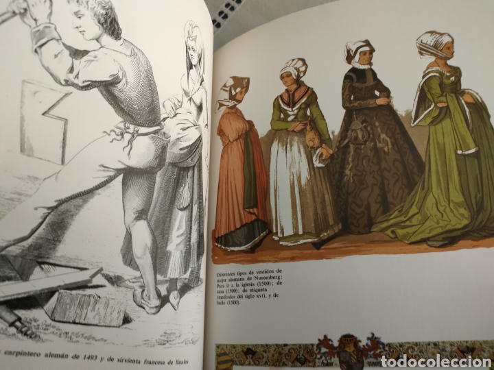 Libros de segunda mano: Vestidos y complementos vida y costumbres de la edad media - Foto 2