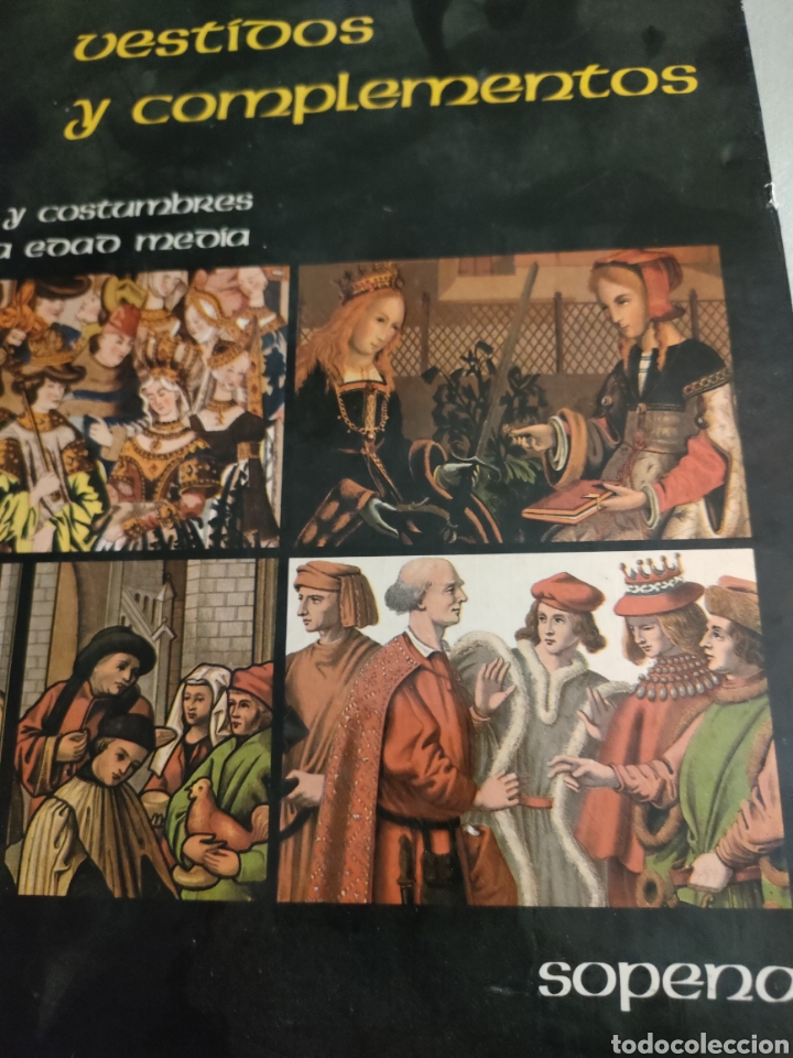 Libros de segunda mano: Vestidos y complementos vida y costumbres de la edad media - Foto 1