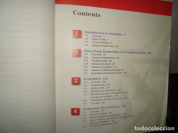 Libros de segunda mano: 14- INGL&Eacute;S - ELEMENTARY STATISTICS. NINTH EDITION - MARIO F. TRIOLA - Foto 4