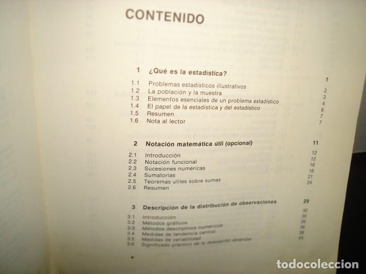 Libros de segunda mano: 14- INTRODUCCI&Oacute;N A LA PROBABILIDAD Y LA ESTAD&Iacute;STICA - WILLIAM MENDENHALL - Foto 3