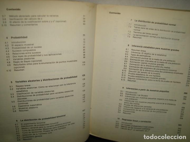 Libros de segunda mano: 14- INTRODUCCI&Oacute;N A LA PROBABILIDAD Y LA ESTAD&Iacute;STICA - WILLIAM MENDENHALL - Foto 4