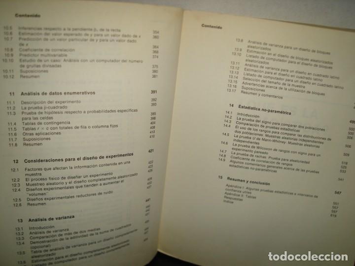 Libros de segunda mano: 14- INTRODUCCI&Oacute;N A LA PROBABILIDAD Y LA ESTAD&Iacute;STICA - WILLIAM MENDENHALL - Foto 5