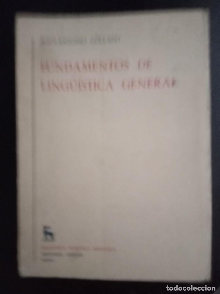 Libros de segunda mano: Fundamentos de ling&uuml;&iacute;stica general.Jes&uacute;s Antonio Collado. - Foto 1