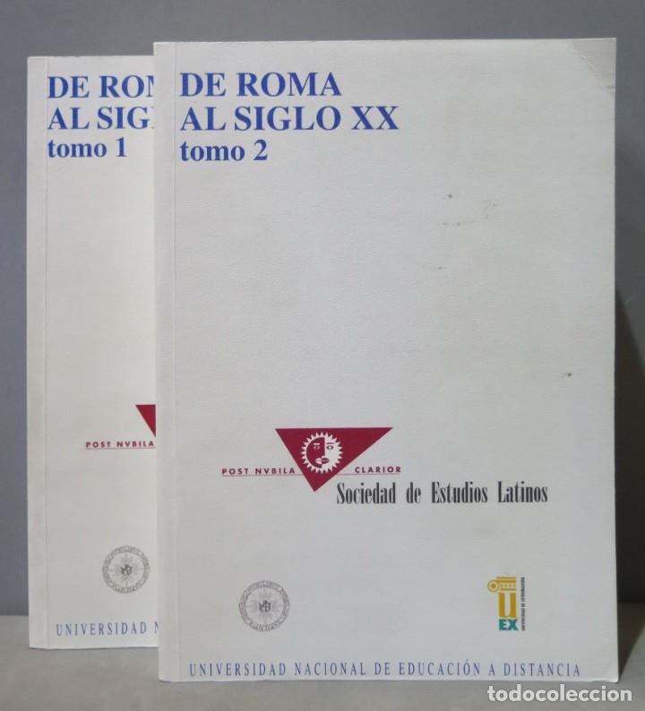 Libros de segunda mano: DE ROMA AL SIGLO XX. 2 TOMOS - Foto 1