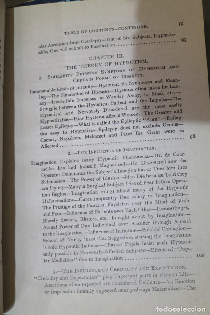 Libros de segunda mano: Practical Hypnotism. Theories and Experiments. DE SAINT GERMAIN - Foto 7