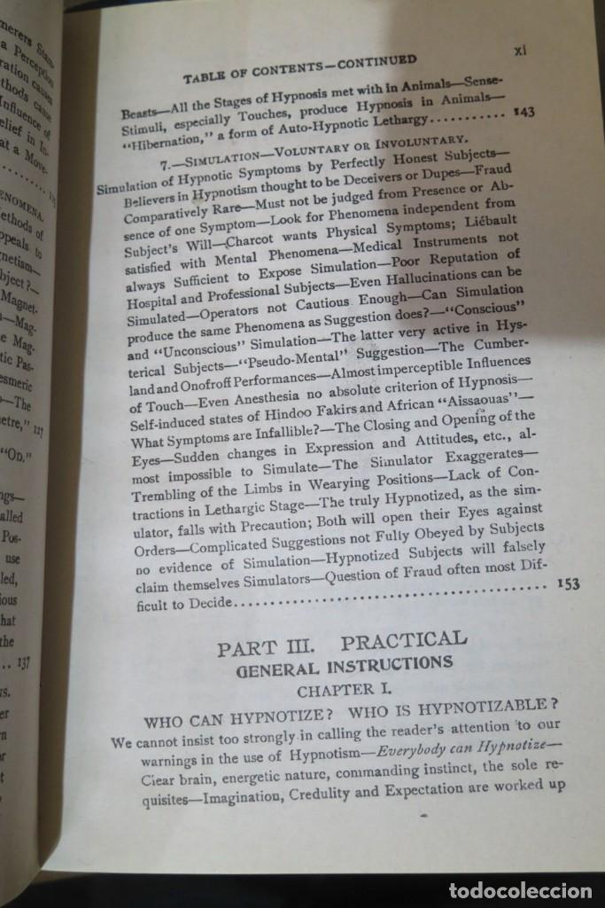 Libros de segunda mano: Practical Hypnotism. Theories and Experiments. DE SAINT GERMAIN - Foto 9