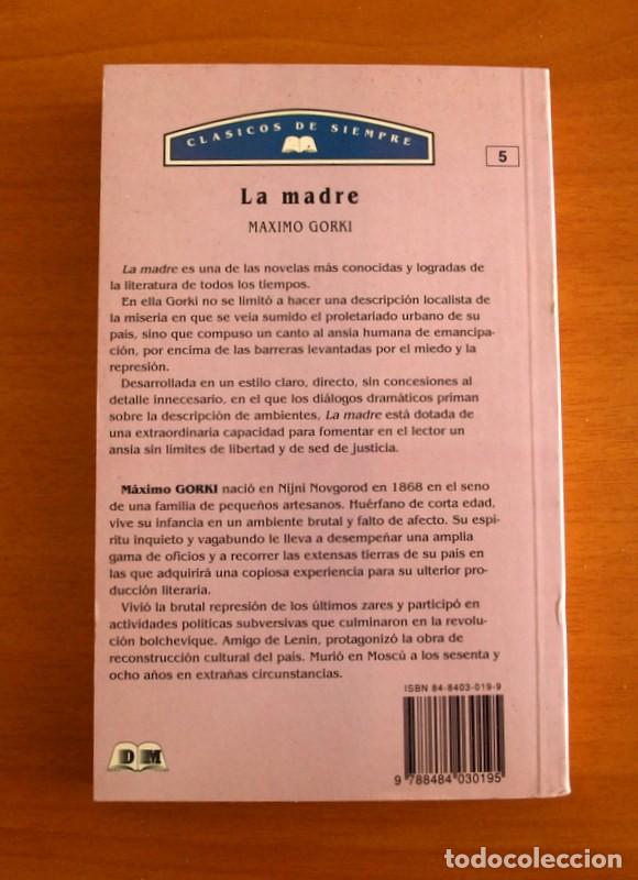 Libros de segunda mano: M&aacute;ximo Gorki - La Madre - Cl&aacute;sicos de siempre Volumen extra - Edimat Libros - Foto 2