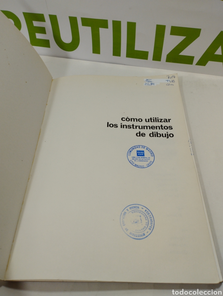 Libros de segunda mano: C&oacute;mo utilizar los instrumentos de dibujo. Ceac. - Foto 3