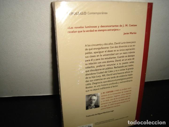 Libros de segunda mano: 15- DESGRACIA- J. M. COETZEE - Foto 3