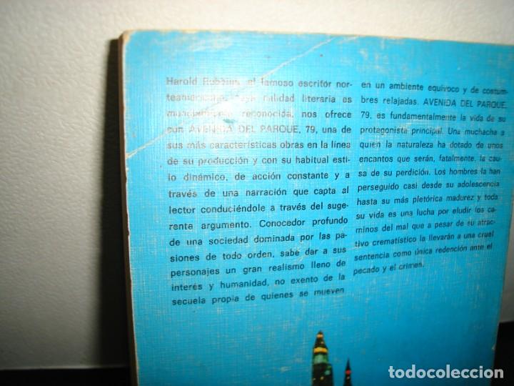 Libros de segunda mano: 15- AVENIDA DEL PARQUE, 79 - HAROLD ROBBINS - Foto 3