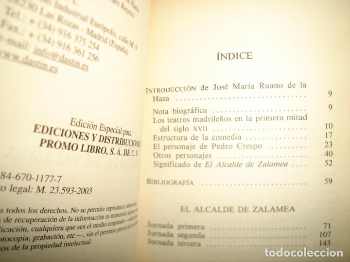 Libros de segunda mano: 15- EL ALCALDE DE ZALAMEA - CALDER&Oacute;N DE LA BARCA - Foto 3