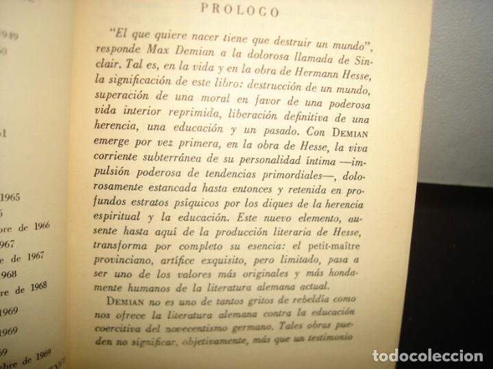 Libros de segunda mano: 15- HERMAN HESSE - DEMIAN - Foto 3