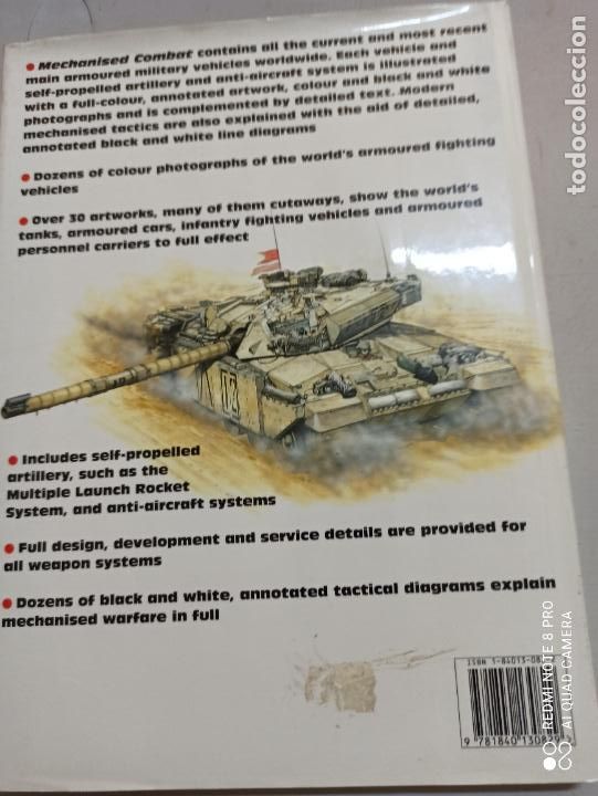 Libros de segunda mano: MECHANISED COMBAT. ED. CHRIS BISHOP. 1998. 192 PP. ILUSTRADO. EN INGLES. - Foto 2