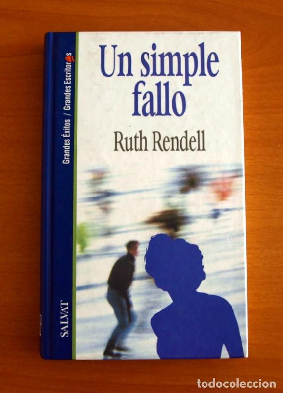 Libros de segunda mano: Un simple fallo - Ruth Rendell - N&ordm; 71 - Grandes &Eacute;xitos Salvat 1994 - Foto 1