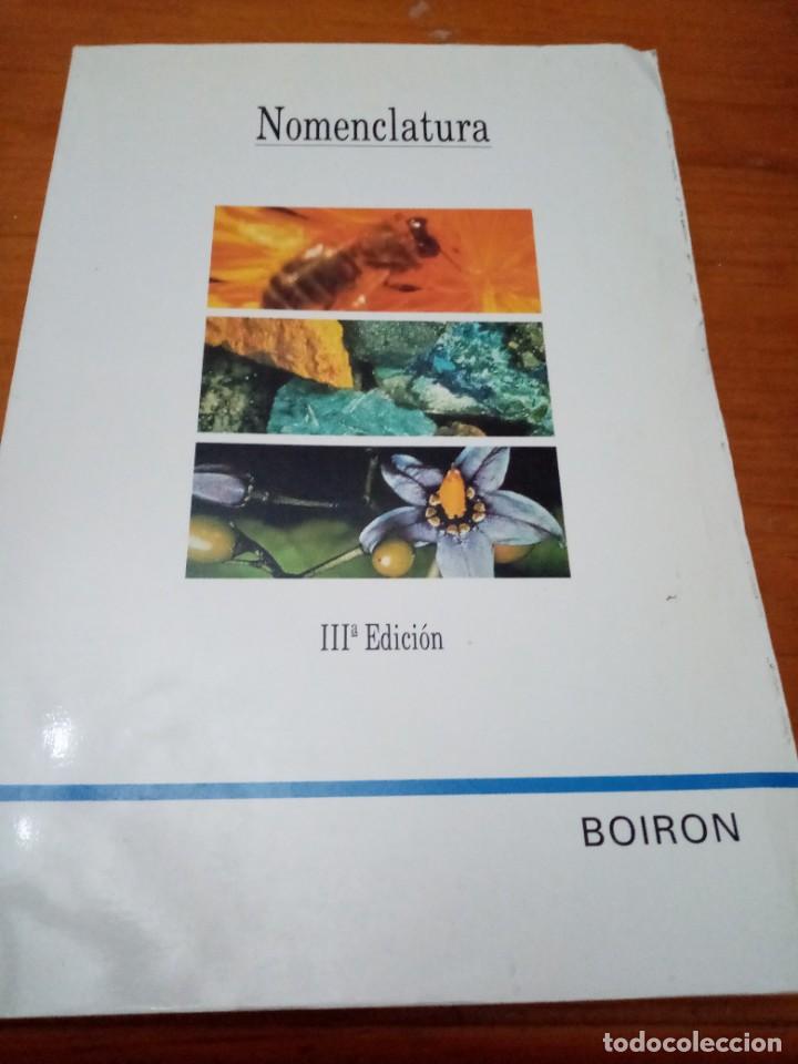 Libros de segunda mano: NOMENCLATURA. BOIRON. EST30B4 - Foto 1