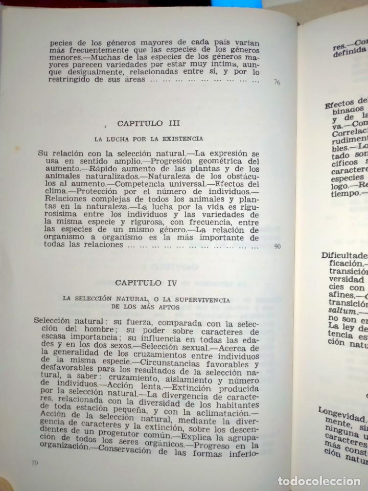 Libros de segunda mano: CHARLES DARWIN. EL ORIGEN DE LAS ESPECIES .RBA - Foto 3