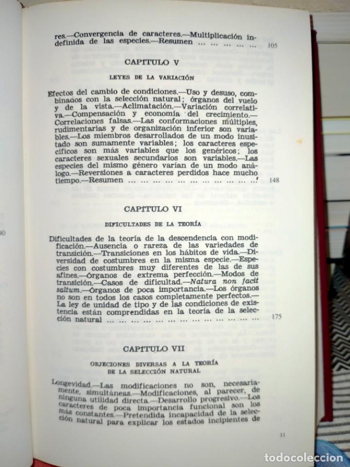 Libros de segunda mano: CHARLES DARWIN. EL ORIGEN DE LAS ESPECIES .RBA - Foto 4