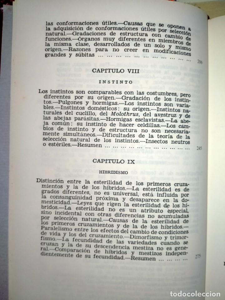 Libros de segunda mano: CHARLES DARWIN. EL ORIGEN DE LAS ESPECIES .RBA - Foto 5