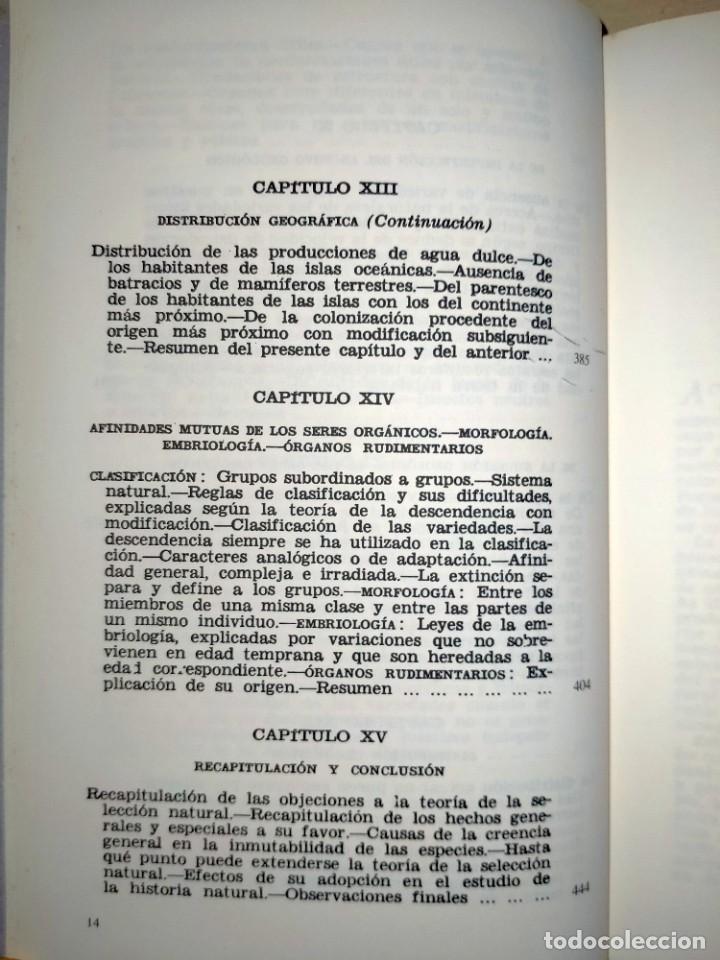 Libros de segunda mano: CHARLES DARWIN. EL ORIGEN DE LAS ESPECIES .RBA - Foto 7