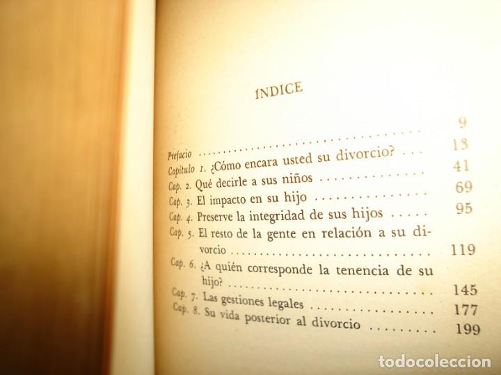 Libros de segunda mano: 15- EL DIVORCIO - LEE SALK - Foto 3