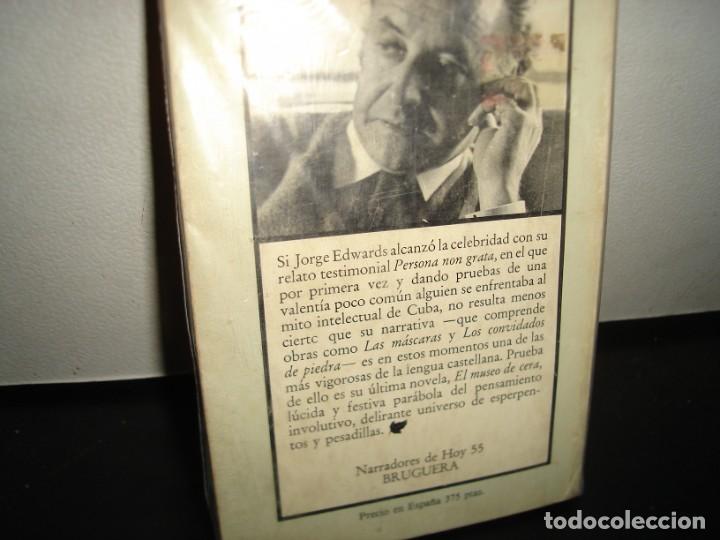 Libros de segunda mano: 15- EL MUSEO DE CERA - JORGE EDWARDS - Foto 3
