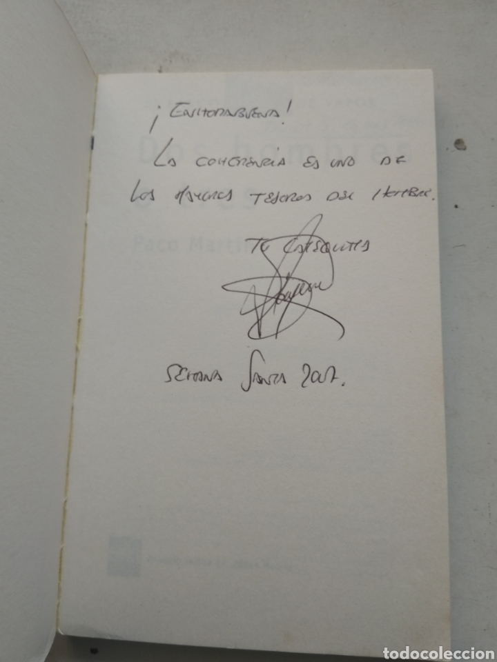 Libros de segunda mano: DOS HOMBRES O TRES/PACO MARTIN - Foto 2