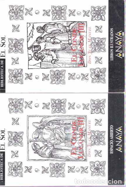 Libros de segunda mano: El conde Lucanor (I) y (2) - Don Juan Manuel - Foto 1