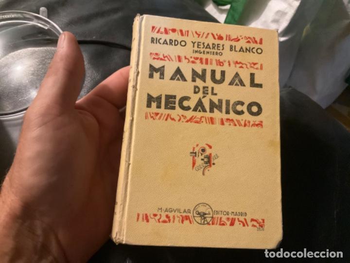 Libros de segunda mano: MANUAL DEL MEC&Aacute;NICO. - YESARES BLENCO, RICARDO. - Foto 1