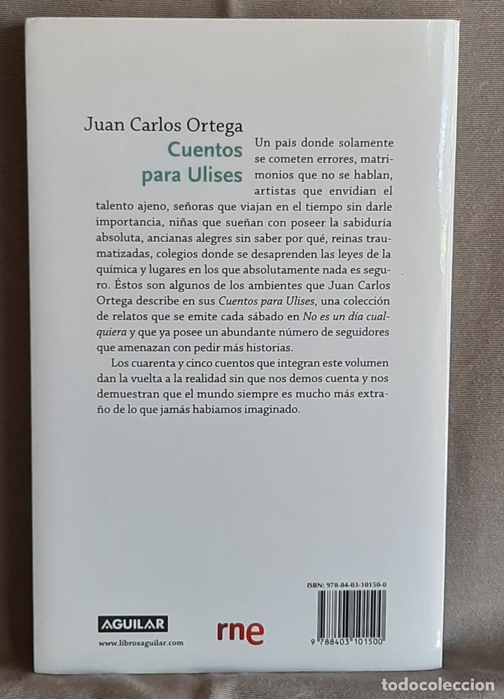 Libros de segunda mano: Cuentos para Ulises-Juan Carlos Ortega. - Foto 3