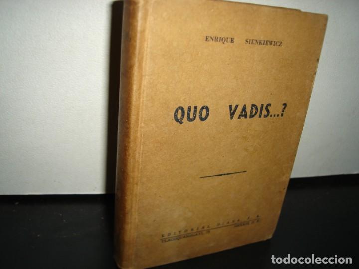 Libros de segunda mano: 15- QUO VADIS - ENRIQUE SIENKIEWICZ - 1951 - Foto 1