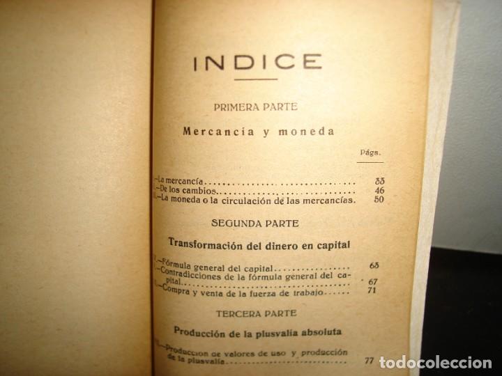 Libros de segunda mano: 16- EL CAPITAL - CARLOS MARX, FEDERICO ENGELS - Foto 3