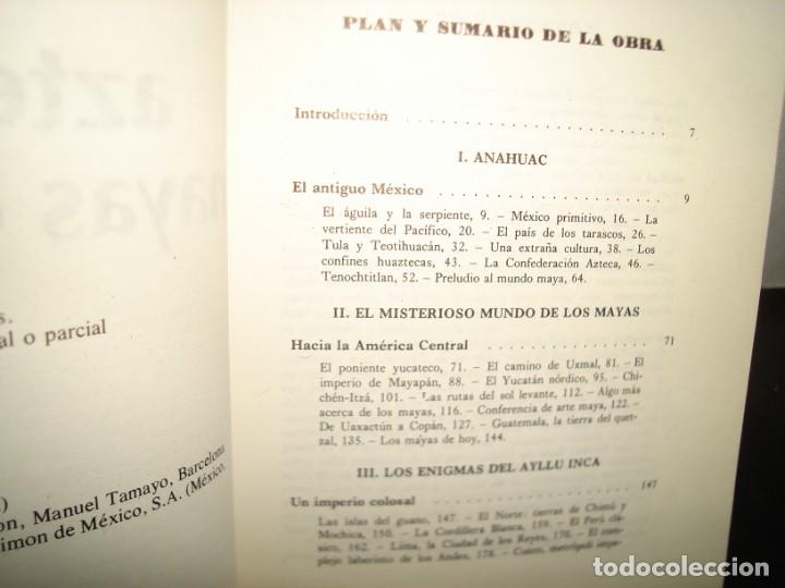 Libros de segunda mano: 16- MAYAS, AZTECAS E INCAS - DAIMON - Foto 4