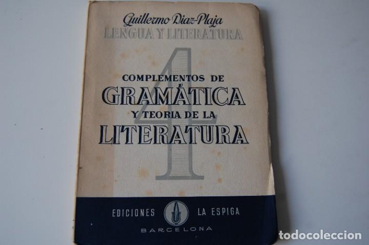 Libros de segunda mano: COMPLEMENTOS DE GRAMATICA Y TEORIA DE LA LITERATURA. - Foto 1