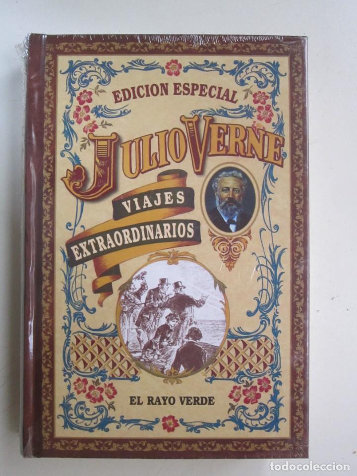 Libros de segunda mano: (49) LIBRO JULIO VERNE PRECINTADO EL RAYO VERDE - Foto 1