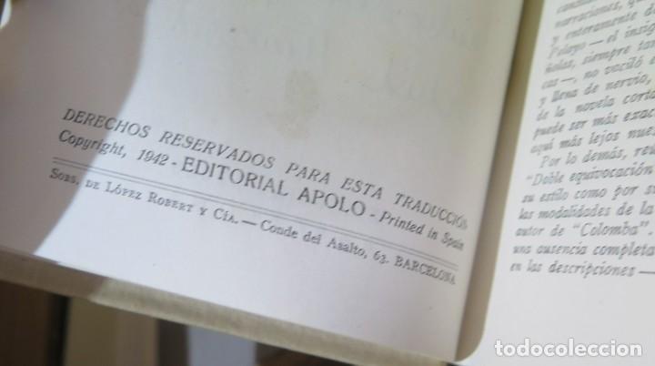 Libros de segunda mano: 1942.- DOBLE EQUIVOCACI&Oacute;N. MERIMEE - Foto 2