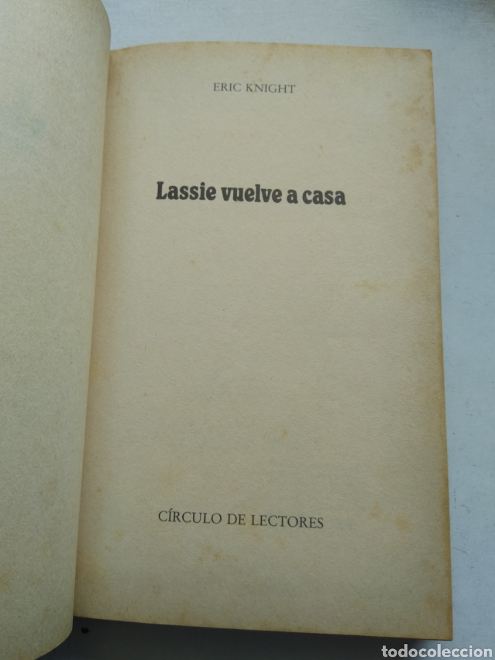 Libros de segunda mano: LASSIE VUELVE A CASA/ERIC KNIGHT - Foto 2