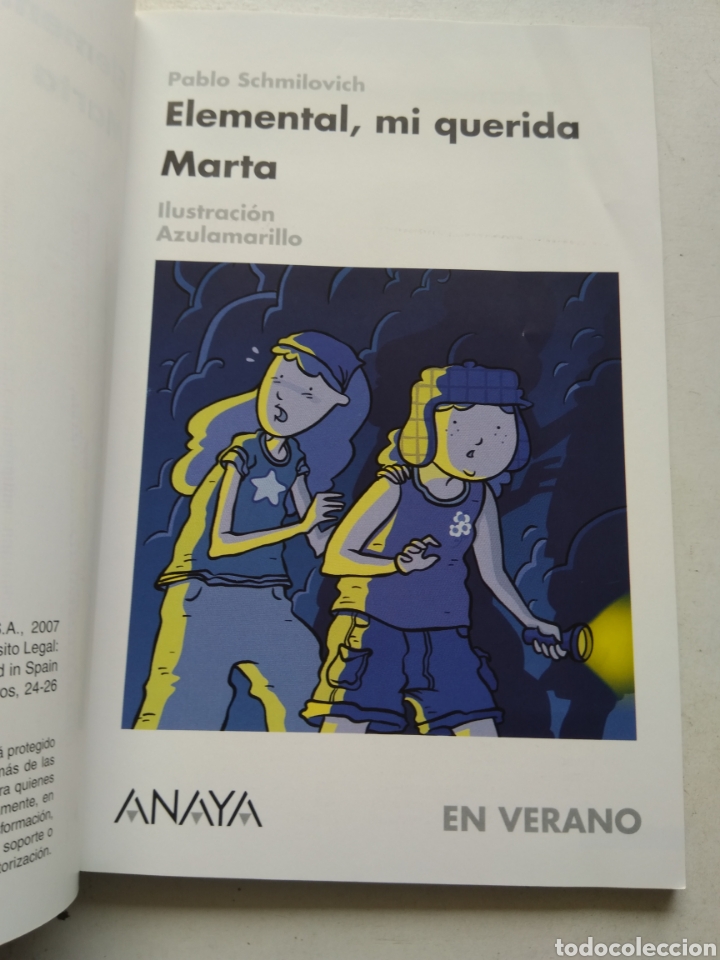 Libros de segunda mano: ELEMENTAL, MI QUERIDA MARTA/PABLO SCHMILOVICH - Foto 3
