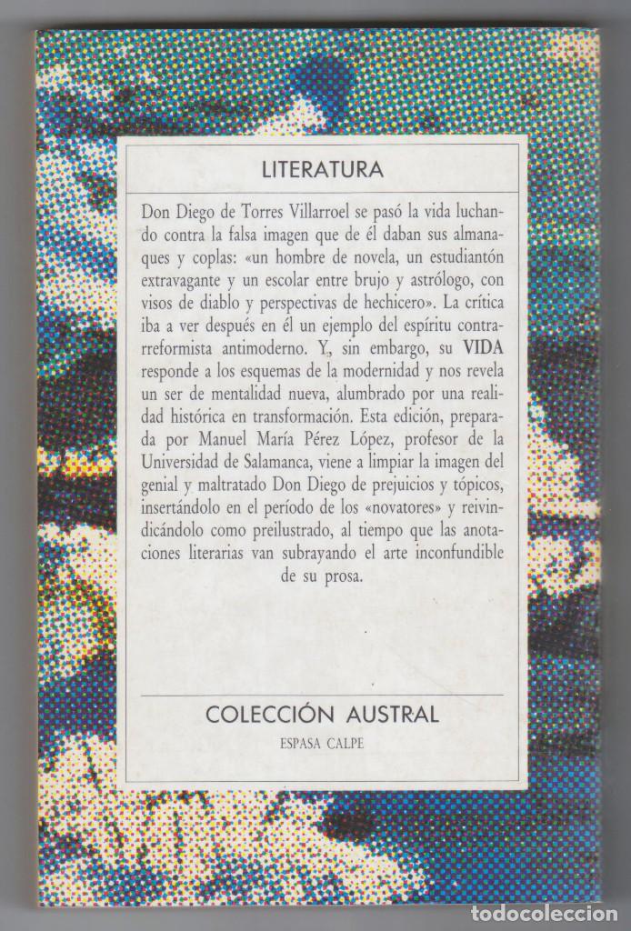 Libros de segunda mano: DIEGO DE TORRES VILLARROEL - VIDA - PERFECTO ESTADO - Foto 2