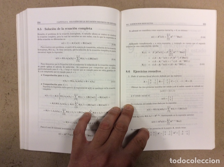 Libros de segunda mano: CONTROL EN EL ESPACIO DE ESTADO. VV.AA. EDITA PRENTICE HALL 2001 - Foto 8