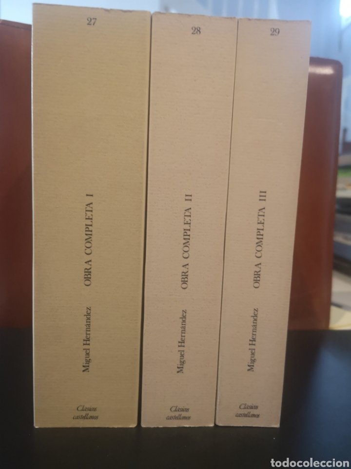 Libros de segunda mano: Obras completas I, II Y II. MIGUEL HERN&Aacute;NDEZ. - Foto 2