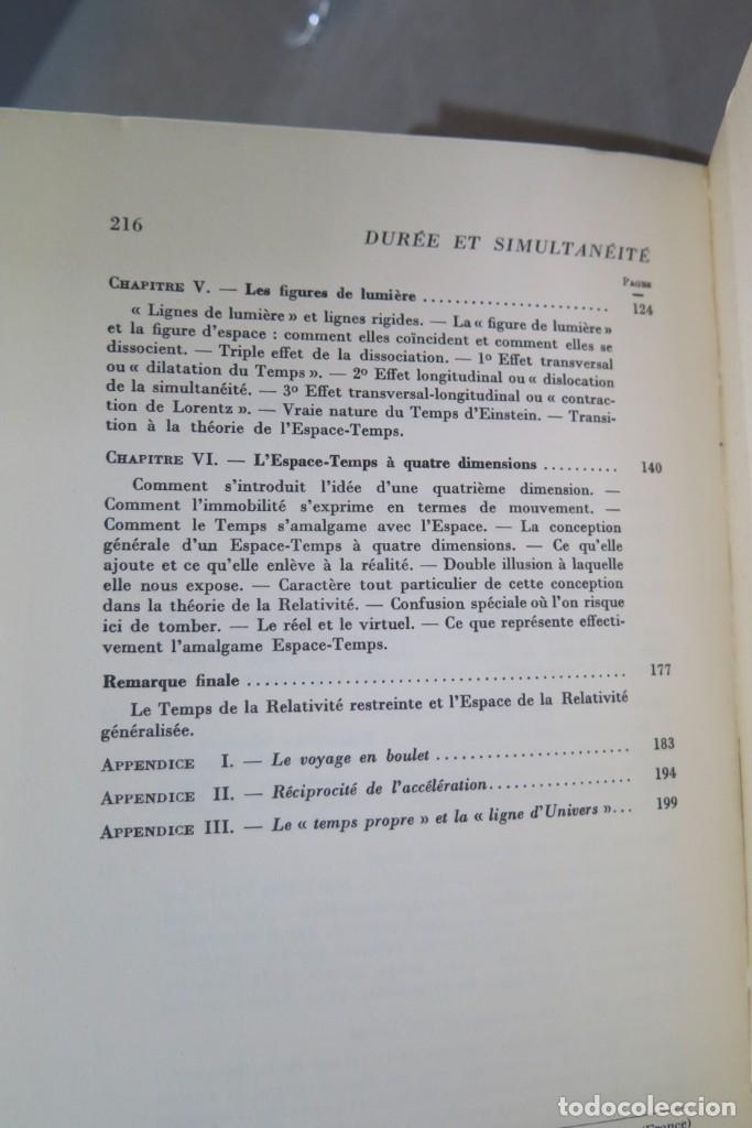 Libros de segunda mano: Dur&eacute;e et simultan&eacute;it&eacute; Bergson. H. Bergson - Foto 3