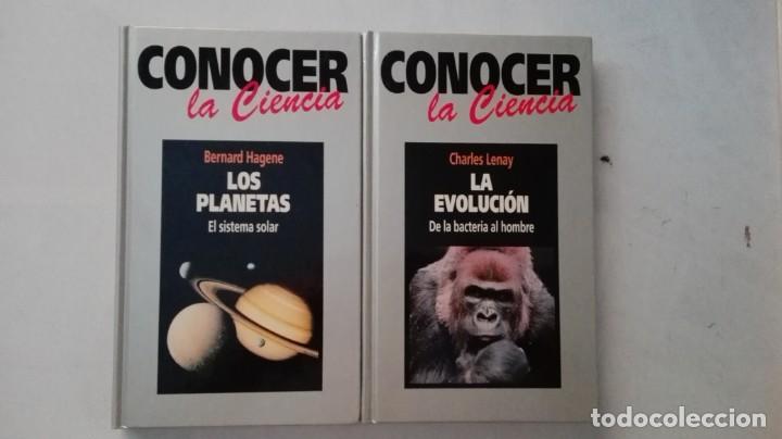 Libros de segunda mano: 2 LIBRITOS DE CONOCER LA CIENCIA.LOS PLANETAS Y LA EVOLUCI&Oacute;N.RBA EDITORES. - Foto 1
